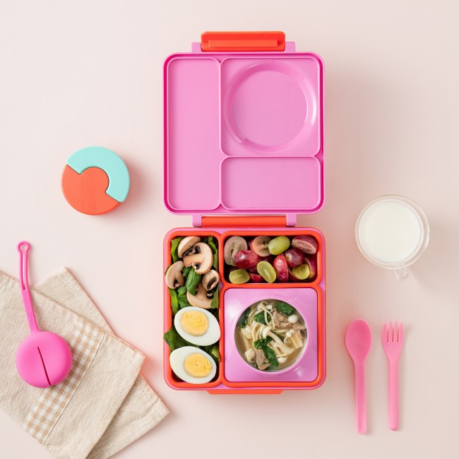 Lunchbox z termosem OmieBox OMIE - Pink Berry