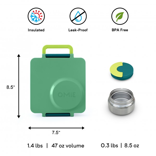 Lunchbox z termosem OmieBox OMIE - Meadow