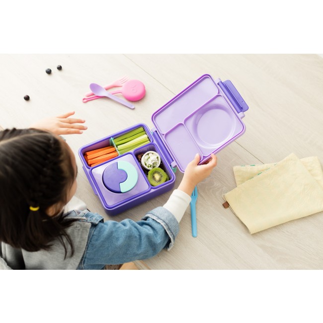 Lunchbox z termosem OmieBox OMIE - Purple Plum