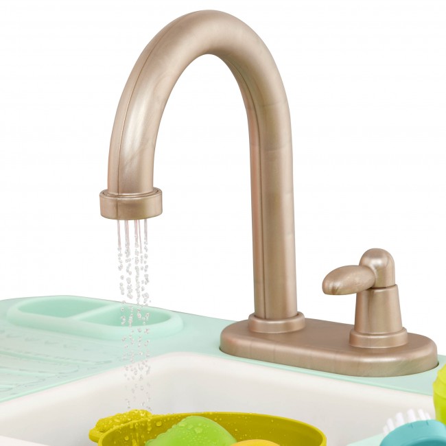 Zlew z działającym kranem i akcesoriami B. Toys - Splash-n-Scrub Sink