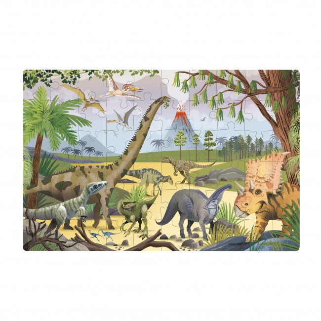 Puzzle świecące w ciemności Apli Kids - Dinozaury 4+