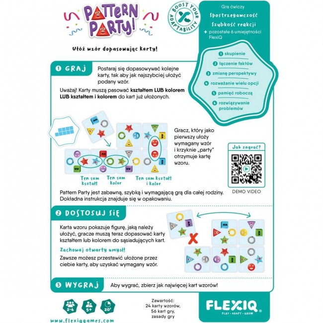 Gra karciana FlexiQ - Pattern Party!