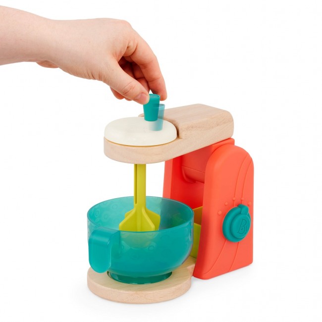 Drewniany mikser z akcesoriami B. Toys - Mix & Bake Playset