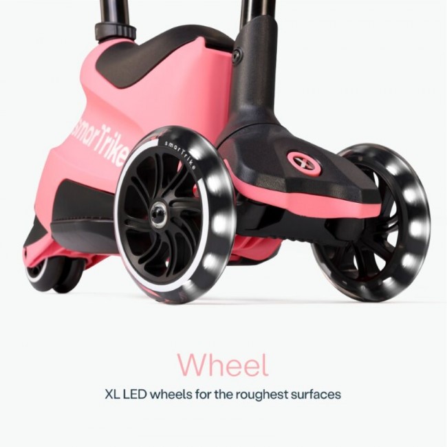 Hulajnoga 4w1 Xtend Ride-on smarTrike - Salmon Pink