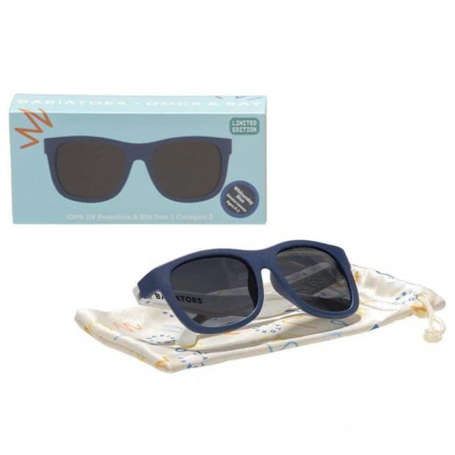Okularki przeciwsłoneczne Navigator Babiators od 3 do 5 lat - Whitsunday Blue