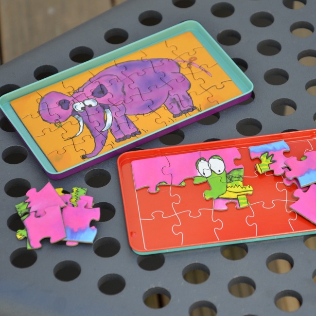 Podróżna gra magnetyczna The Purple Cow - Puzzle magnetyczne