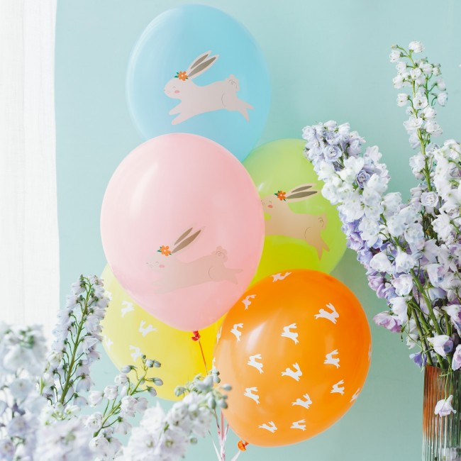 Balony 7 szt Party Deco - Egg hunt 30 cm