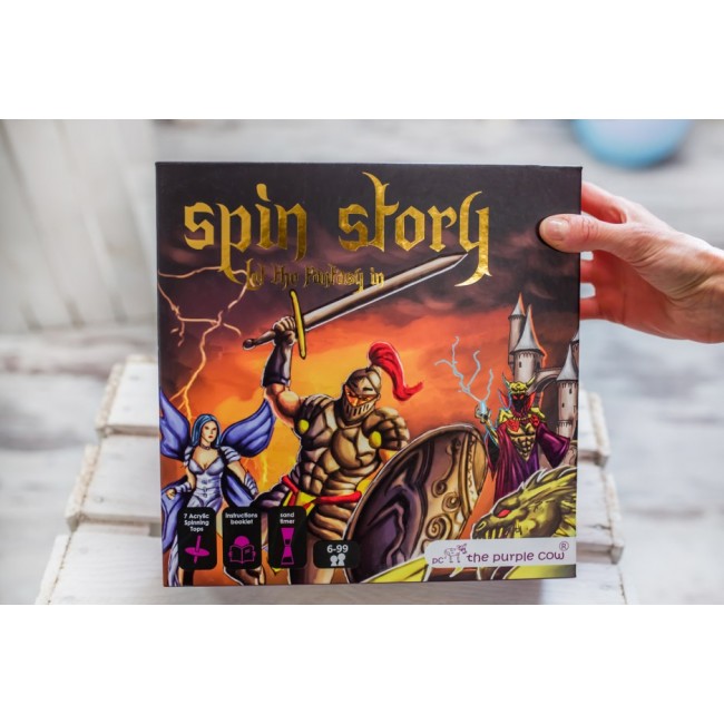 Gra edukacyjna The Purple Cow - Spin Story